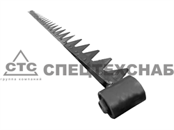 Нож режущего аппарата жатки КСК (3,57 м.) для уб. кукурузы КИС 0603020Б - фото 15731