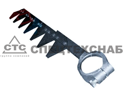 Нож режущего аппарата жатки ЖВП-6,4 (сайлент-блок) ЖВП 6,4.01.320