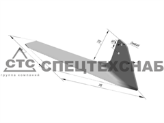 Лапа КРН односторон. бритва (прав.) (165 мм) РЗЗ.00.220