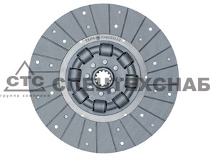 Диск ведомый с накладками Д-240,-260 (пружин. демпфер) (ТАРА) "Усиленный" 70-1601130-А3